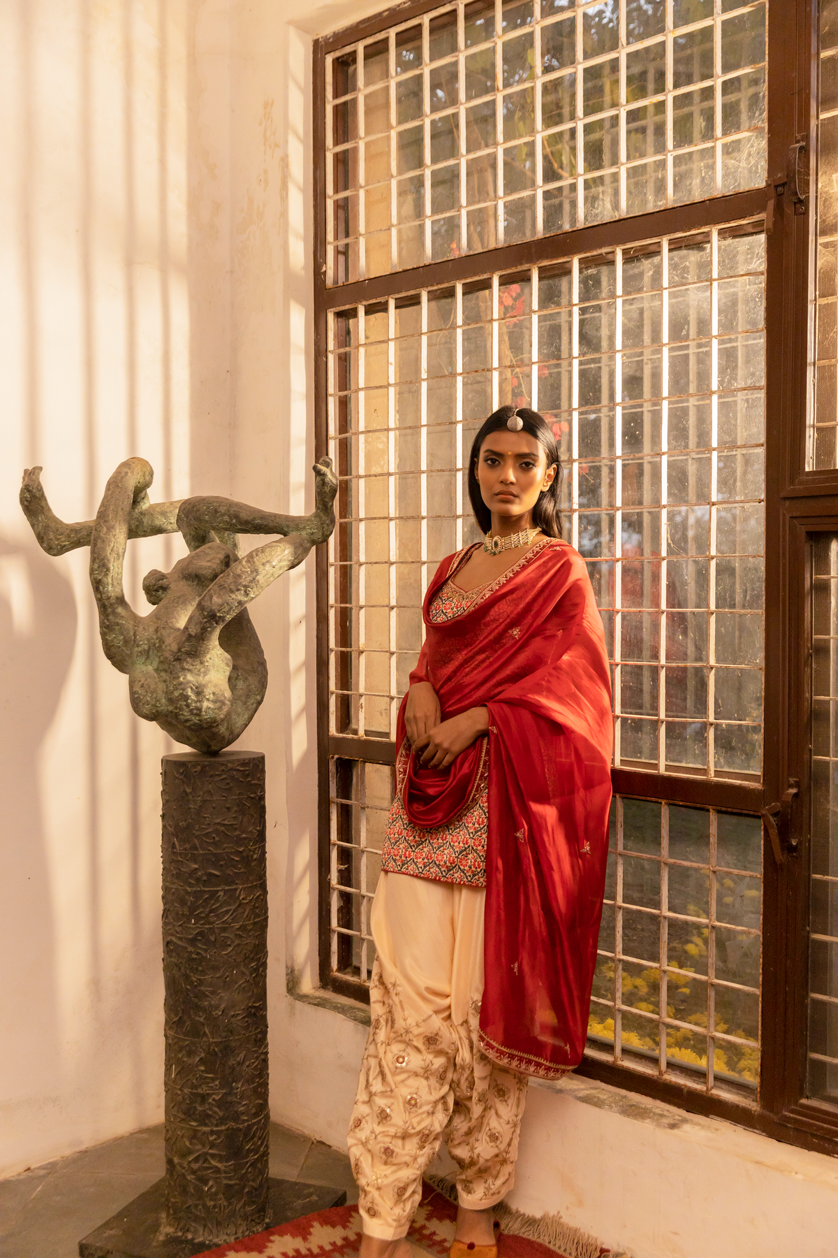 Buy NAKSHATRA CREATIONS Women's Rayon Short Kurti with Dhoti Pant (KU_90,  Multicolour, Free Size) at Amazon.in